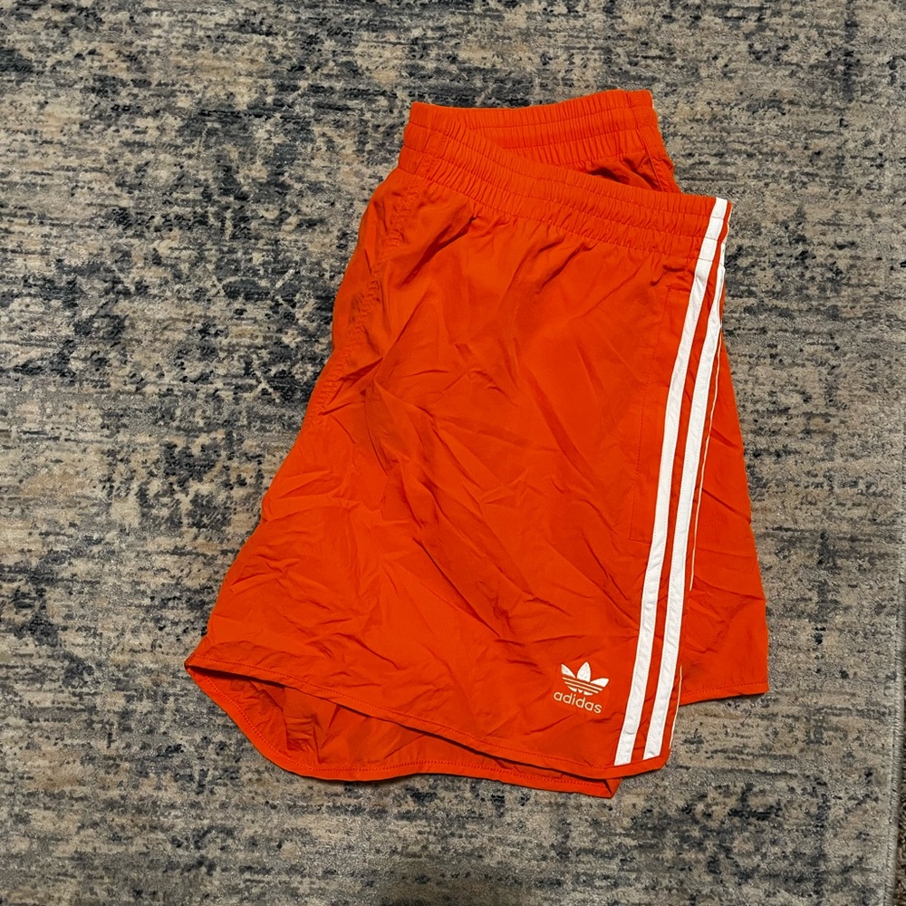 NWT Adidas Orange Athletic Shorts